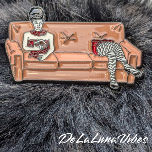 3/$12 NEW Lady Cut in Half from Movie Enamel Pin - Picture 2 of 3